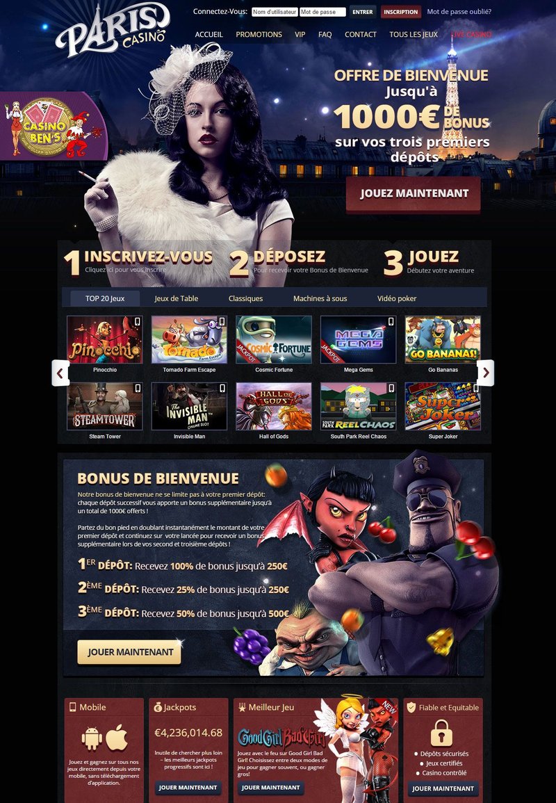 Présentation de betify casino